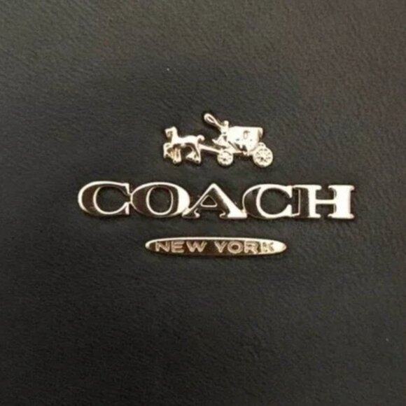 Coach NOMAD Luxury Quality Glove tanned Black Leather Hobo - Picture 2 of 15